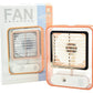 Transparent Spray Light Fan Mini Portable Desk Fan with Mist Spray LED Night Light