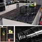Self Adhesive Black Marble Sheet for Kitchen (Pack of 2)