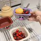 Mini Beautiful Water Draining Plate (Pack of 2)