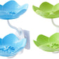 Self Adhesive Double Layer Flower Soap Tray