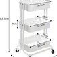 3 Tier Kitchen Trolley Rack (Plastic)