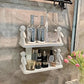 Modern Humanoid Plastic Wall-Mounted Storage Shelf