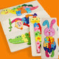 Wooden Character Puzzle Shapes