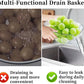 Drainage Vegetable/Fruits Acrylic Kitchen Basket