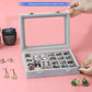 Jewelry Display Holder Earrings Necklaces Storage Organizer