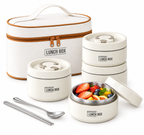Steel Meal Box Set with Thermal Insulated Carry Bag