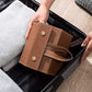 Premium Leather Foldable Sun Glasses Organizer