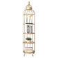 4 Layer Nordic Brass Cage Rack