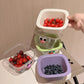 Mini Beautiful Water Draining Plate (Pack of 2)