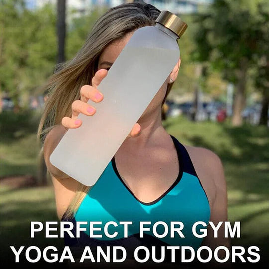 Motivational Time Maker 1L Water Bottle (Random Colors)