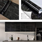 Self Adhesive Black Marble Sheet for Kitchen (Pack of 2)