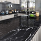 Self Adhesive Black Marble Sheet for Kitchen (Pack of 2)