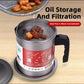 Stainless Steel Oil Strainer Pot