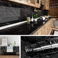 Self Adhesive Black Marble Sheet for Kitchen (Pack of 2)