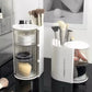Round Rotatable Vanity Storage Makeup Organizer